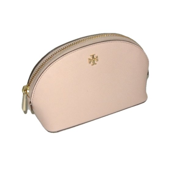 Tory Burch Handbags - Tory Burch Robinson Small Makeup Bag Cream